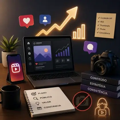 Como crescer nas redes sociais sem aparecer no vídeo