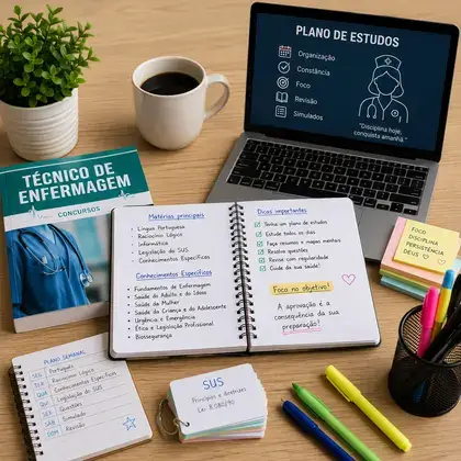 Como estudar para concurso de técnico de enfermagem