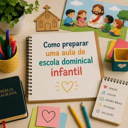Como preparar uma aula de escola dominical infantil