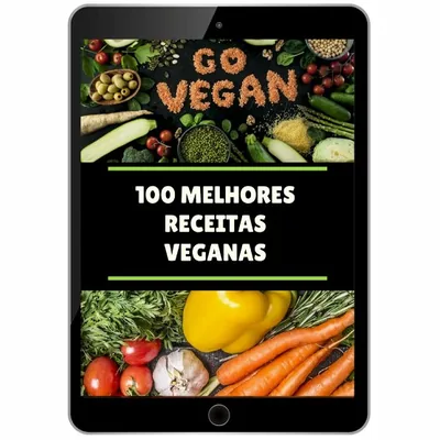 Capa de 100 Melhores Receitas Veganas