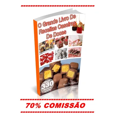 Capa de 100 Deliciosas Receitas Caseiras de Doces