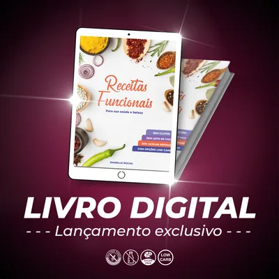 Capa de 100 Receitas Funcionais para Planos Alimentares