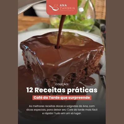 Capa de 12 Receitas Práticas: Café da Tarde que Surpreende