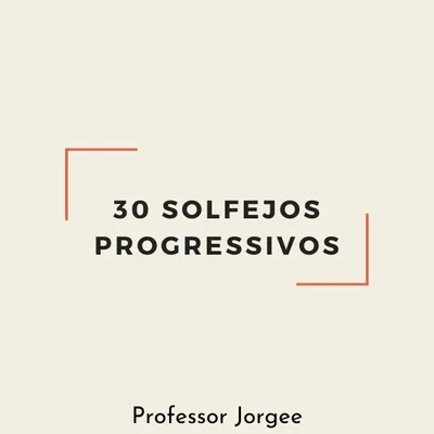 Capa de 30 Solfejos Progressivos: Volume 1