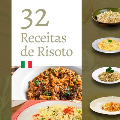 Capa de 32 Receitas de Risoto: do Tradicional ao Extraordinário
