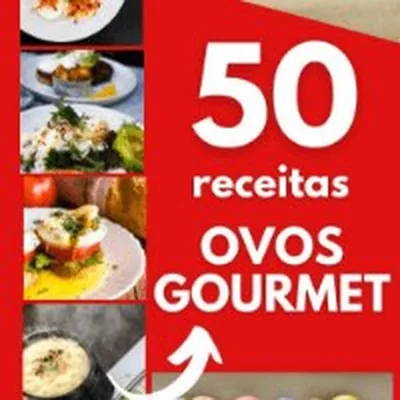 Capa de 50 Receitas Ovos Gourmet