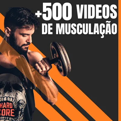 Capa de +500 Exercícios de Musculação