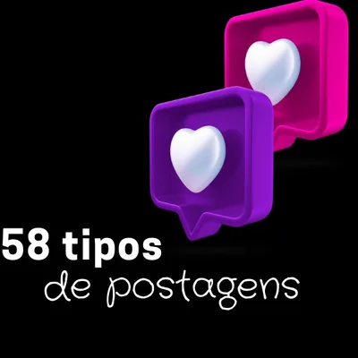 Capa de 58 Tipos de Postagens