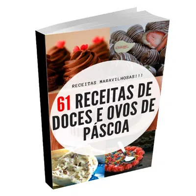 Capa de 61 Receitas de Doces e Ovos de Páscoa Gourmet