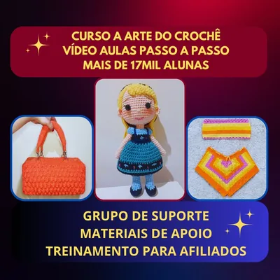 Capa de A Arte do Crochê