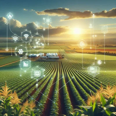 Capa de Agricultura de Precisão e Digital