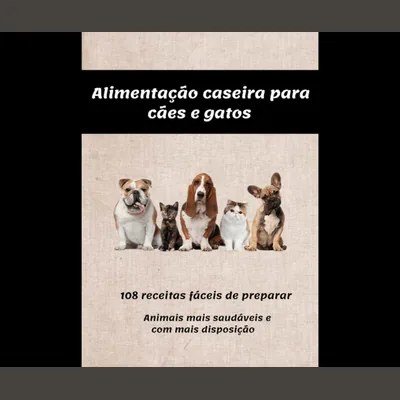Capa de Alimentação Caseira para Cães e Gatos