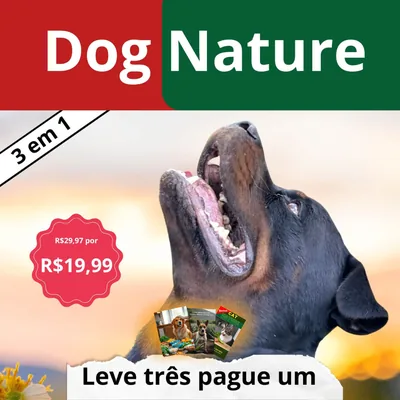 Capa de Alimentação Natural para Cães