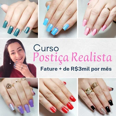 Capa de Alongamento Postiça Realista
