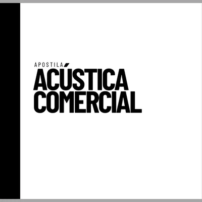 Capa de Apostila de Acústica Comercial