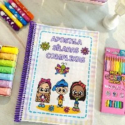 Capa de Apostila de Atividades Sílabas Complexas