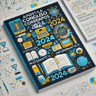 Capa de Apostila Concurso dos Correios: Carteiro, Operador de Triagem, Atendente Comercial e Suporte (banca IBFC)