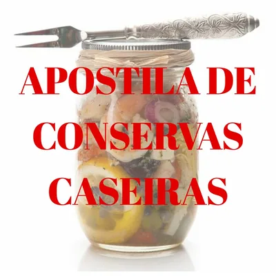 Capa de Apostila de Conservas Caseiras