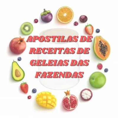 Capa de Apostila de Geleias: 100 Receitas Caseiras