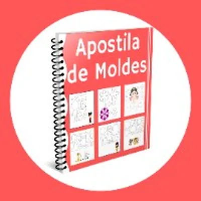 Capa de Apostila de Moldes para EVA e Feltro