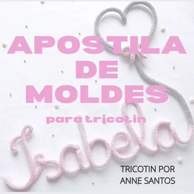 Capa de Apostila de Moldes para Tricotin