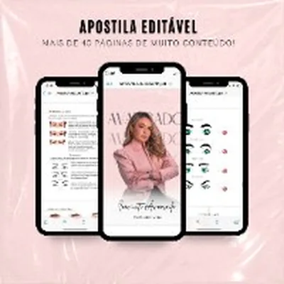 Capa de Apostila Lash Designer: Iniciante ao Avançado