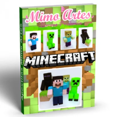 Capa de Apostila Minecraft em Feltro
