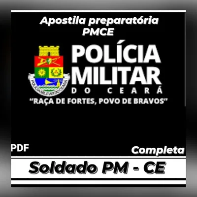 Capa de Apostila PMCE UECE 2025