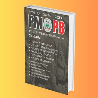 Capa de Apostila PMPB 2023