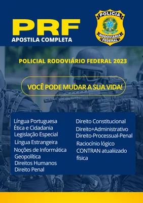 Capa de Apostila PRF