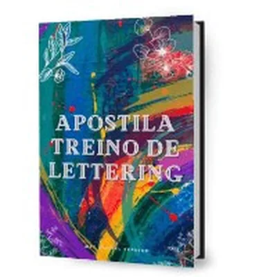 Capa de Apostila Treino de Lettering