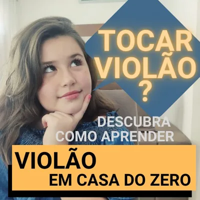 Capa de Descubra Como Aprender Violão em Casa do Zero