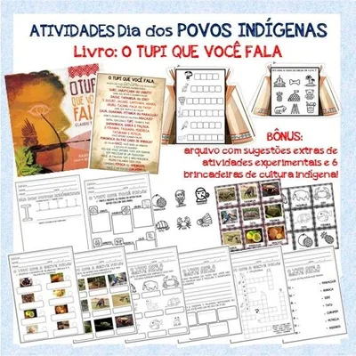 Capa de Atividades do Dia dos Povos Indígenas