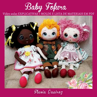 Capa de Baby Fofura: bonecas de pano