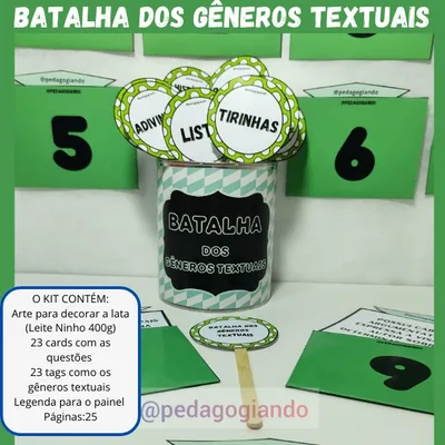 Capa de Batalha dos Gêneros Textuais