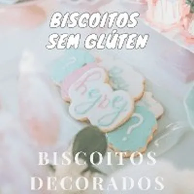 Capa de Biscoitos Decorados sem Glúten