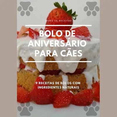 Capa de Bolo de Aniversário para Cães
