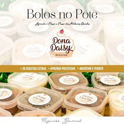 Capa de Bolo no Pote