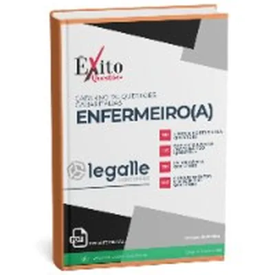 Capa de Caderno de Questões Gabaritadas: Enfermeiro, Banca Legalle