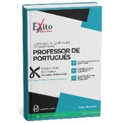 Capa de Caderno de Questões Gabaritadas: Professor de Português, Instituto JK