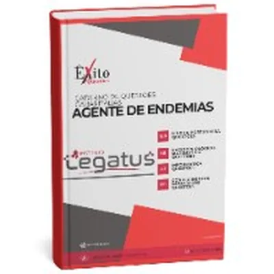 Capa de Caderno de Questões Gabaritadas: Agente de Combate às Endemias (Instituto Legatus)