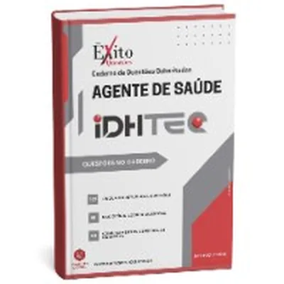 Capa de Caderno de Questões Gabaritadas: Agente de Saúde (IDHTEC)
