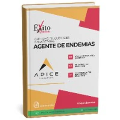 Capa de Caderno de Questões Gabaritadas: Agente de Endemias (Apice Consultoria)