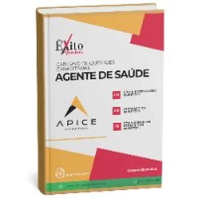 Capa de Caderno de Questões Gabaritadas: Agente de Saúde (Apice Consultoria)