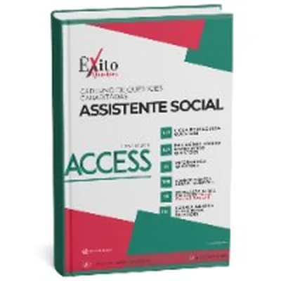 Capa de Caderno de Questões Gabaritadas: Assistente Social, Instituto Access