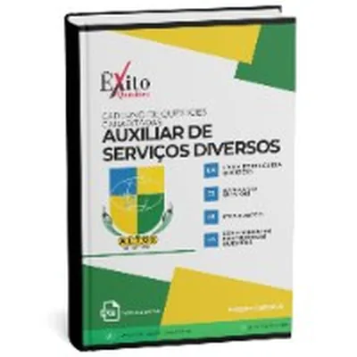 Capa de Caderno de Questões Gabaritadas: Auxiliar de Serviços Diversos (IGEDUC)