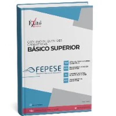 Capa de Caderno de Questões Gabaritadas: Básico Superior (FEPESE)