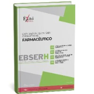 Capa de Caderno de Questões Gabaritadas: Farmacêutico, EBSERH (FGV)
