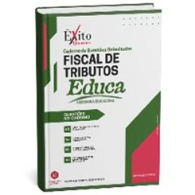 Capa de Caderno de Questões Gabaritadas: Fiscal de Tributos (Educa PB)