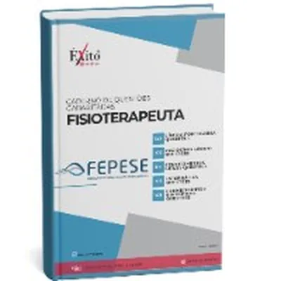 Capa de Caderno de Questões Gabaritadas: Fisioterapeuta, FEPESE